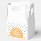 Boho Sunshine Hier komt het Son Baby shower Bedankdoosjes (Geopend)