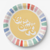 Boho Sunshine One op zondag Papieren Bordje (Voorkant)