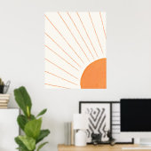Boho Sunshine Poster (Thuiskantoor)