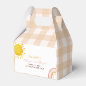 Boho Sunshine Regenboog Favorietenkast Verjaardags Bedankdoosjes (Achterkant)