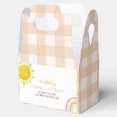 Boho Sunshine Regenboog Favorietenkast Verjaardags Bedankdoosjes (Geopend)