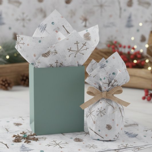 Boho Takjes & Denneappel Kerst-ID986 Tissuepapier