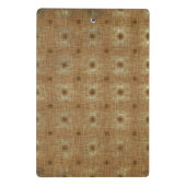 Boho Tapestry Pattern, Light Brown Mini Clipboard Mini Klembord (Achterkant)