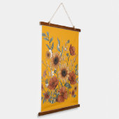 Boho Tapisserie florale - Tournesols (Angulaire)