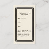 Boho Tarot hartAppointment Visitekaartje (Achterkant)