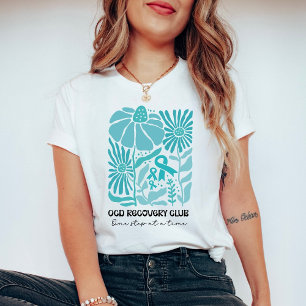 Boho Teal OCD Herstelfclub Mentale Gezondheid T-shirt