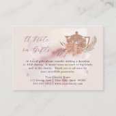 Boho Teapot Hydrangeas Donation in plaats van Gift Informatiekaartje (Voorkant)