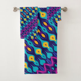 Boho Teardrop Tides Bad Handdoek