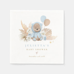 Boho Teddy Bear Baby shower Decoraties Servet