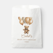 Boho Teddy Bear eerste verjaardagsfeestje Bedankzakje (Voorkant)