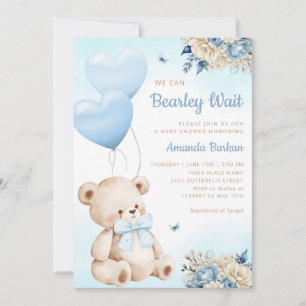 Boho Teddy Bear we kunnen het Baby shower van een  Kaart