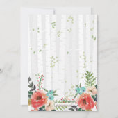 Boho Teepee Gender Neutral Rustisch Baby shower Kaart (Achterkant)