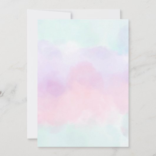 Boho Teepee Tent Slaapfeest Uitnodiging (Achterkant)