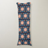 Boho Tegel Body Pillow Lichaamskussen (Voorkant Verticaal)