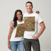 Boho tegels: kleurrijk patchwork naadloos patroon t-shirt (Unisex)