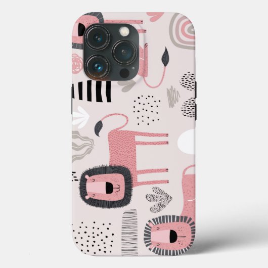 Boho tendance rose vert jaune Tough Coque (Verso)