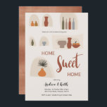 Boho Terracota House Party Invitation<br><div class="desc">Boho Terracota House Party Invitation</div>