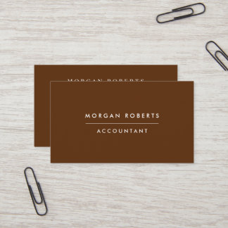 Boho Terracotta Accountant Lawyer of Professional Visitekaartje