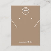 Boho Terracotta Bijoux Boucles d'oreilles Carte d' (Devant)