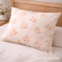 Boho Terracotta Blad Botanisch Patroon Kussenhoes