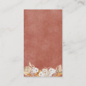 Boho Terracotta Combien de bonbons Carte de jeu (Dos)