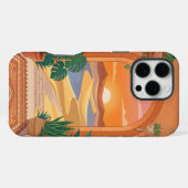 Boho Terracotta Coque iPhone 16 Pro Max | Tropical (Verso Horizontal)
