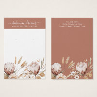 Boho Terracotta Crème Fleurs sauvages