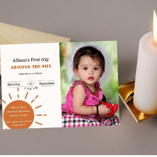 Boho terracotta eerste reis rond de zon kaart