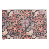 Boho Terracotta Floral Pattern Pillow Case Set Kussensloop (Voorkant-Rechts)
