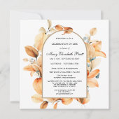 Boho Terracotta heeft palm gevierd in het leven Kaart (Voorkant)