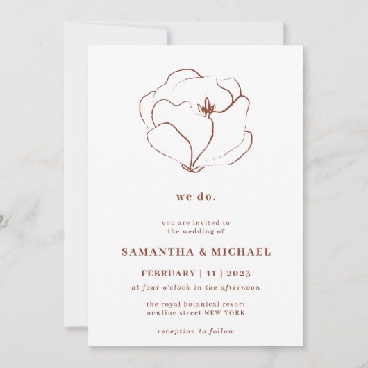 Boho Terracotta Indie Rustic Eucalyptus we doen Kaart (Voorkant)