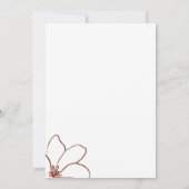 Boho Terracotta Indie Rustic Eucalyptus we doen Kaart (Achterkant)