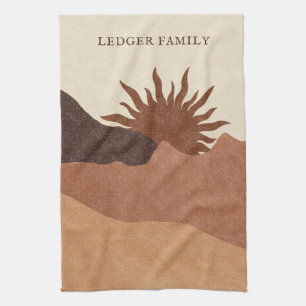 Boho Terracotta Kitchen Towels Theedoek