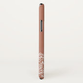 Boho Terracotta Mandala Aangepaste naam Case-Mate iPhone Case (Achterkant / rechts)