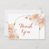 Boho Terracotta merci Note Cartes (Devant)