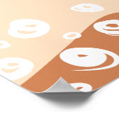 Boho Terracotta Organiques Formes Vase Affiches (Coin)