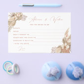 Boho Terracotta Pampas Grass Bride Flyer (Enkel)