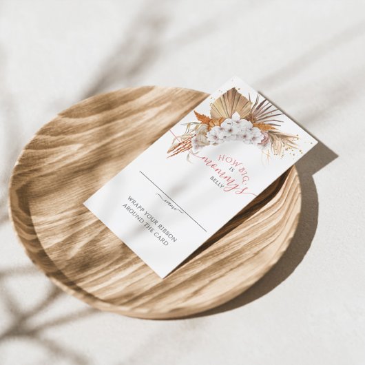 Boho Terracotta Quelle est la taille de la carte d