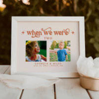 Boho Terracotta Wedding Baby Afbeelding Tafelnumme