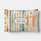 Boho Terug naar School Custom Text Pencil Pouch Etui (Voorkant)