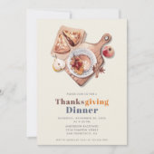 Boho Thanksgiving Dinner Feast Kaart (Voorkant)