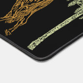 Boho Tiger Giraffe Safari noir (Coin)