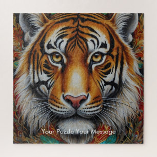 Boho Tiger Mandala Legpuzzel