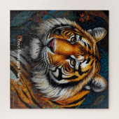 Boho Tiger Puzzle - L'art animalier de la jungle (Horizontal)