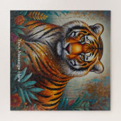 Boho Tiger Puzzle - L'art animalier de la jungle (Horizontal)