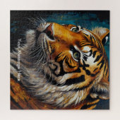 Boho Tiger Puzzle - L'art animalier de la jungle (Horizontal)
