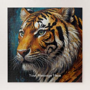 Boho Tiger Puzzle - L'art animalier de la jungle