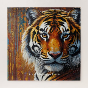 Boho Tiger Puzzle - L'art animalier de la jungle