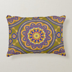 Boho Tile Design Accent Kussen