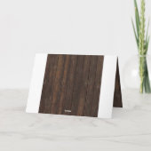 Boho tournesol bois de cerf dentelle mariage merci (Dos)